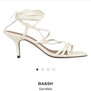 BA&SH
Sandals size 38 ivory